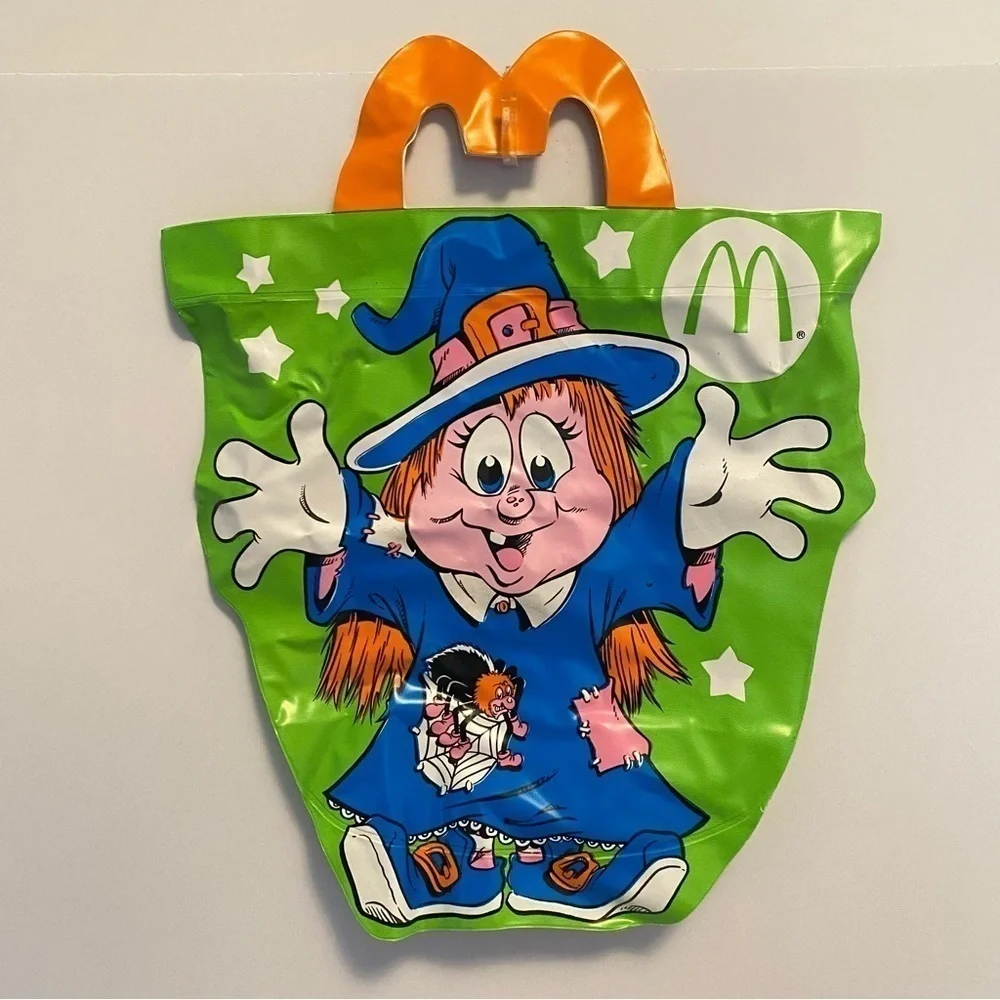McDonald's McPunk'n/ Ghost Pails (1986) & Vinyl Witch Bag (1990) Trick or Treat